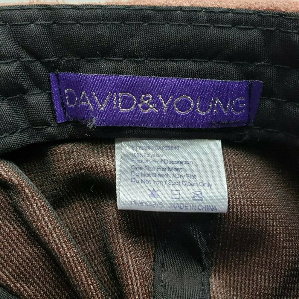 David And Young Flower Suede Ball Chill Cap Hat - Picture 6 of 8